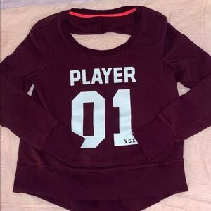 Victoria's Secret VSX Sport Deep Burgundy Top
